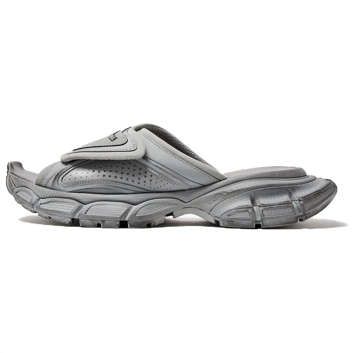 Balenciaga 3XL Slide Slippers Men's Gray