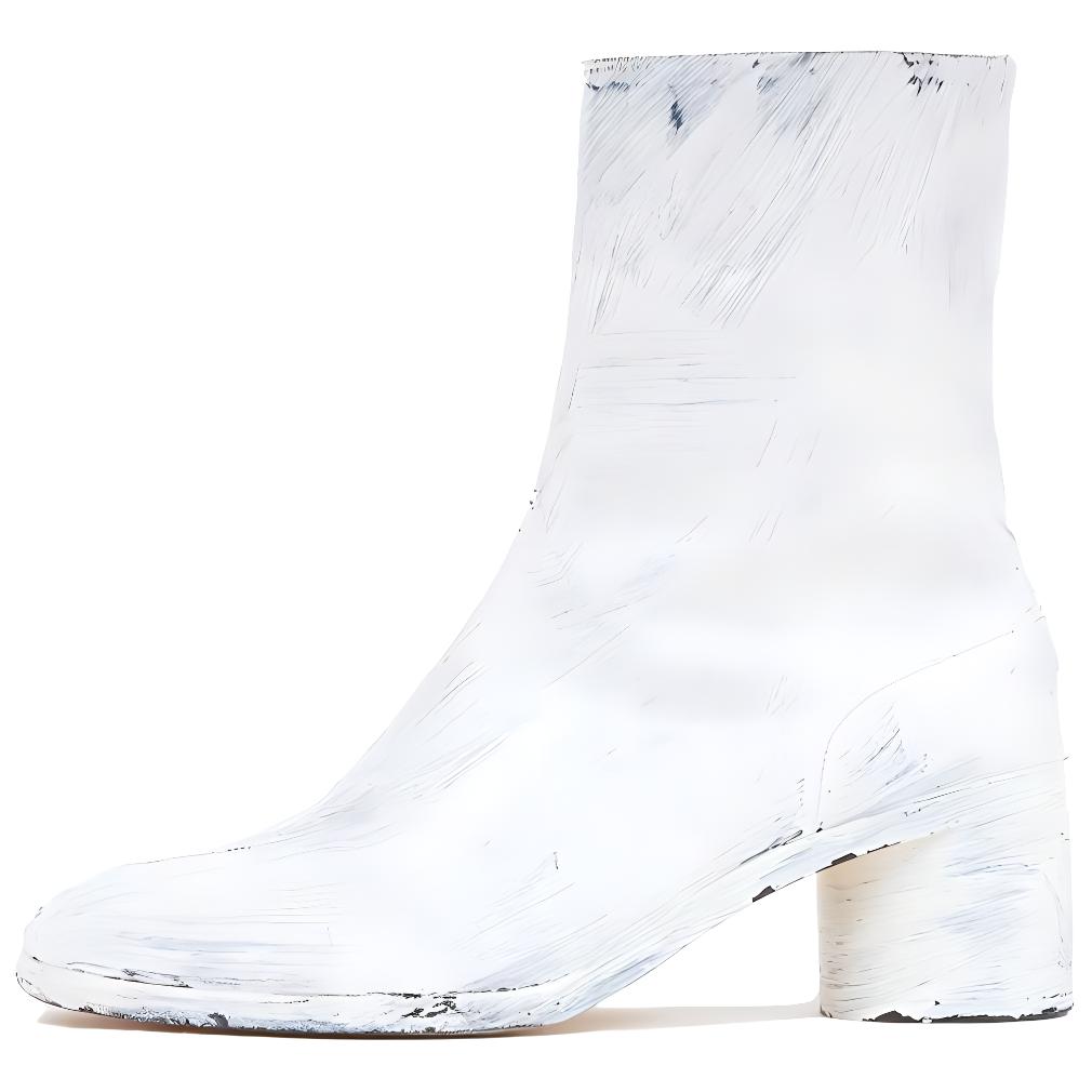 Мужские ботинки Maison Margiela Tabi Bianchetto (белые)