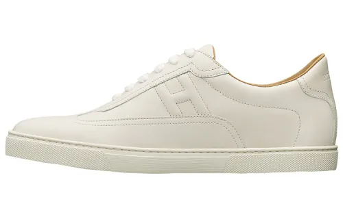 HERMES Quicker Low top Stylish Skateboarding Shoes Men's White Black