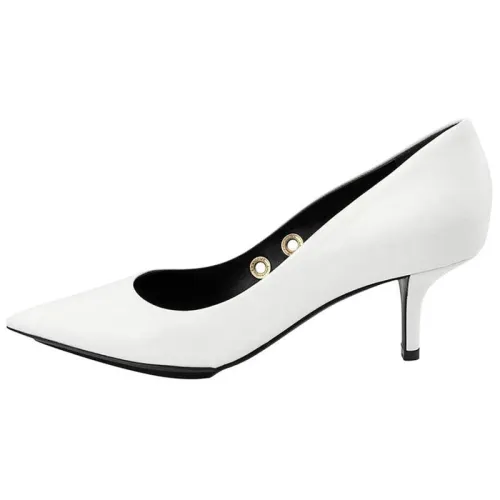 Burberry Aubri Slim Heel High Heels Women's White