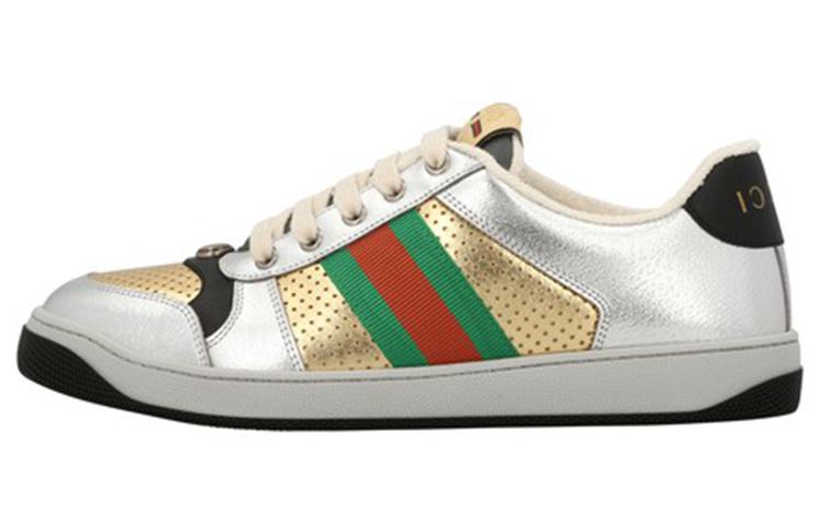 Gucci Wmns Screener 'Silver Gold' Women's