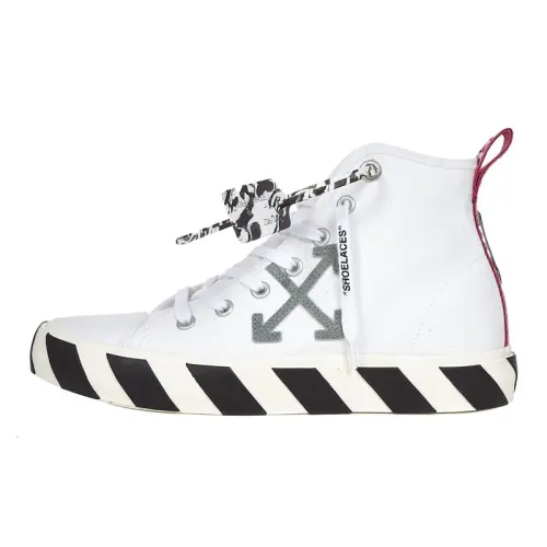OFF WHITE Vulcanized Mid Top Grey Arrow