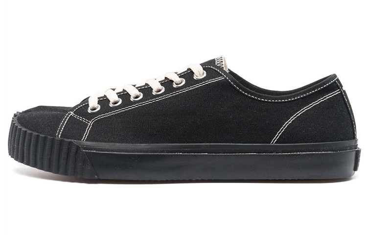 Мужские кеды Maison Margiela Tabi Low (черные)