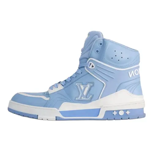 LOUIS VUITTON Lv Trainer Sneaker Boots 'Blue'