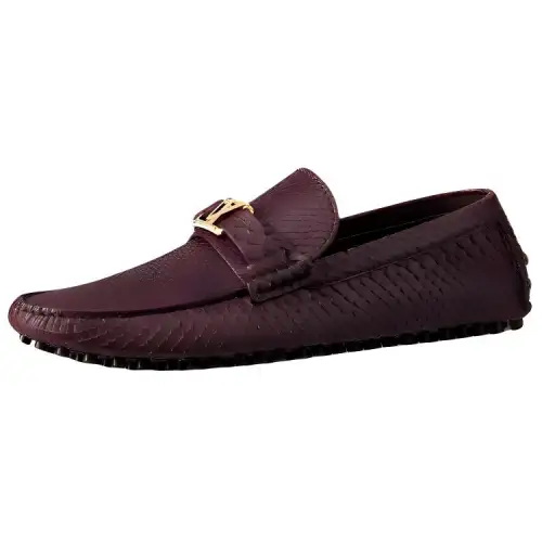LOUIS VUITTON Hockenheim Casual Shoes Men's Dark Red