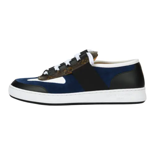 LOUIS VUITTON Lous Sneakers 'Blue Black With Brown Monogram' Women's