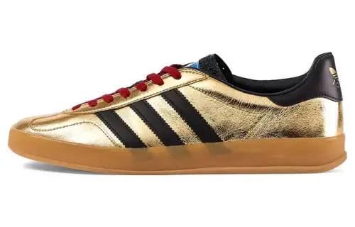 Adidas X GUCCI Gazelle Low Sneakers Golden Women's