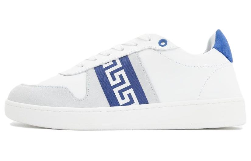 Versace cow leather comfortable and simple low-top sneakers men's white