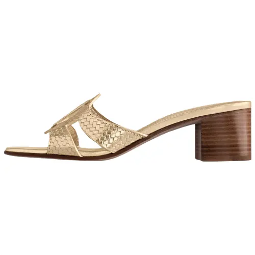 LOUIS VUITTON Isola Slide Slippers Women's Gold