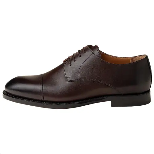 HERMES Lawrence Dress Shoes 2.3cm Men's Brown