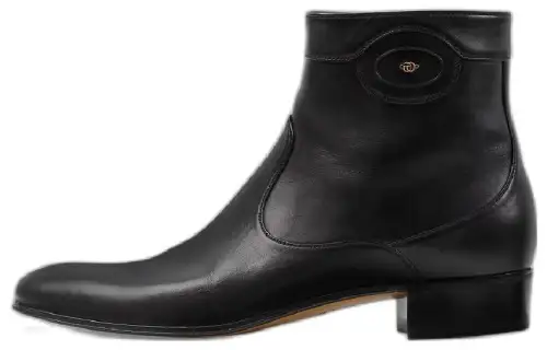 Gucci Ankle Boot 'Logo Embellished - Black'