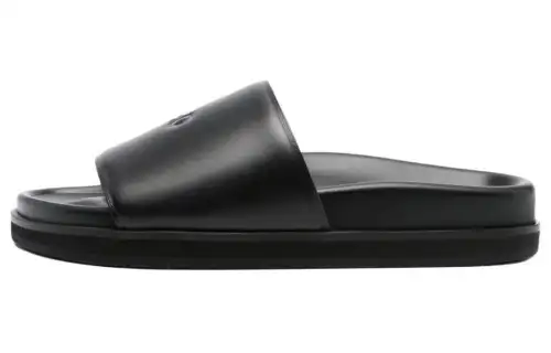 OFF WHITE Debossed logo Leather Sandals Women's