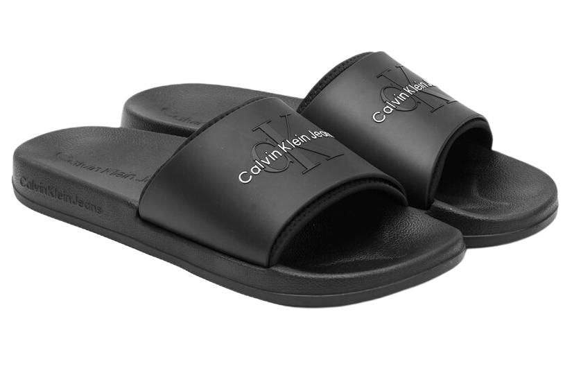 Calvin Klein Jeans Logo-print Slides