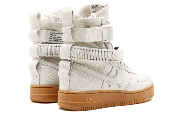Женские кроссовки Nike Air Force 1 Light Bone (светло-серый) — фото 4