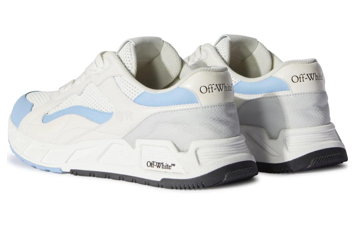 Женские кроссовки OFF-WHITE (серо-голубые) — фото 3