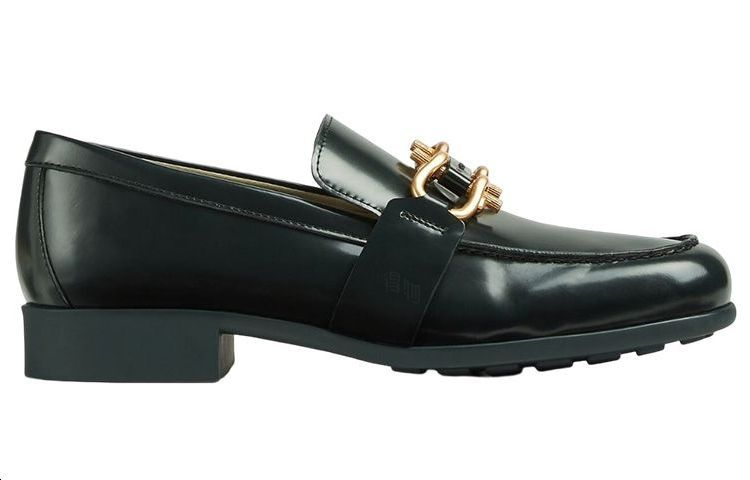 Женские туфли Bottega Veneta Monsieur (темно-зеленые) — фото 2