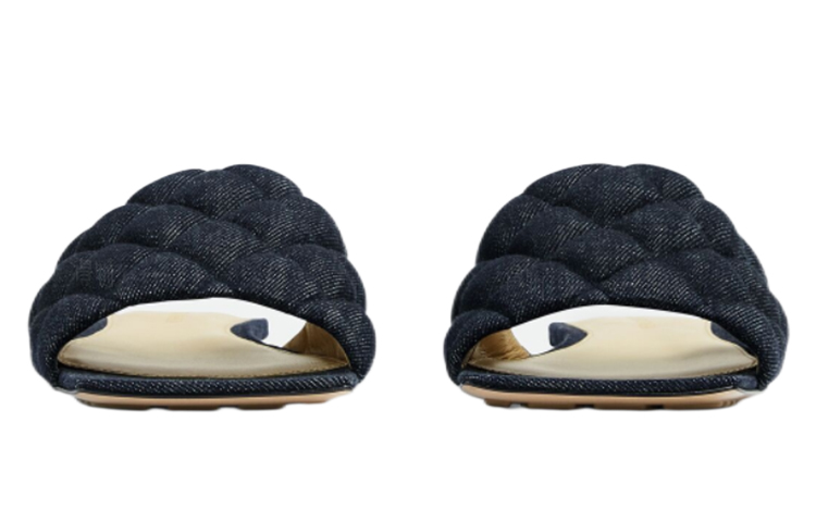 Женские сабо Bottega Veneta (индиго) — фото 3