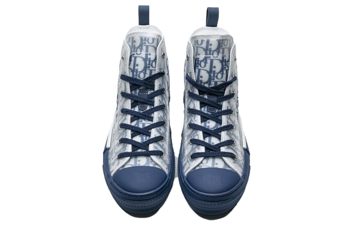 Мужские кеды Dior B23 (синие) — фото 4