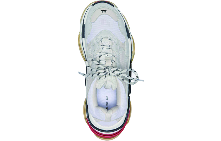 Мужские кроссовки Balenciaga Triple S (белые) — фото 3