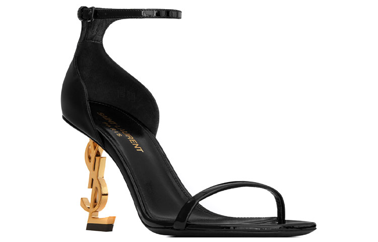 Женские босоножки SAINT LAURENT (черные) — фото 3