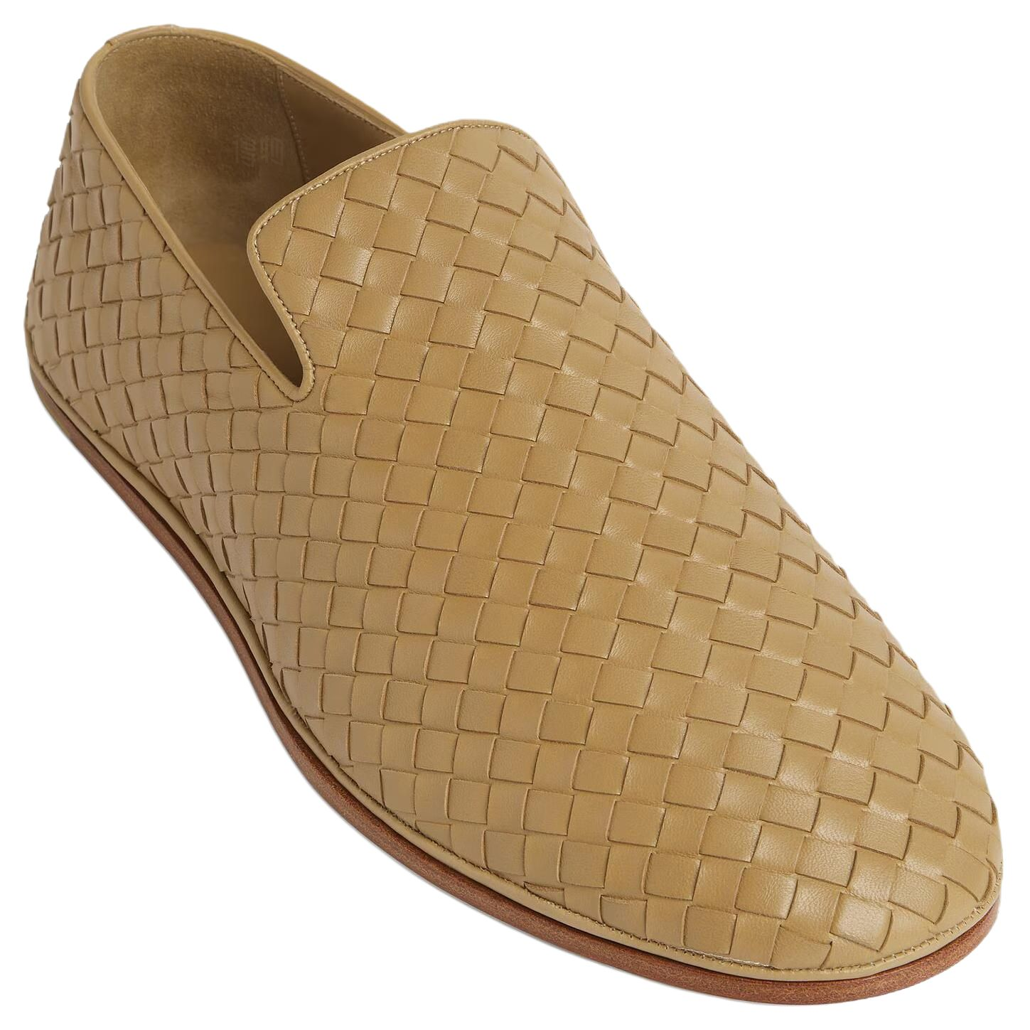Мужские кеды Bottega Veneta Sunday (светло-коричневые) — фото 3