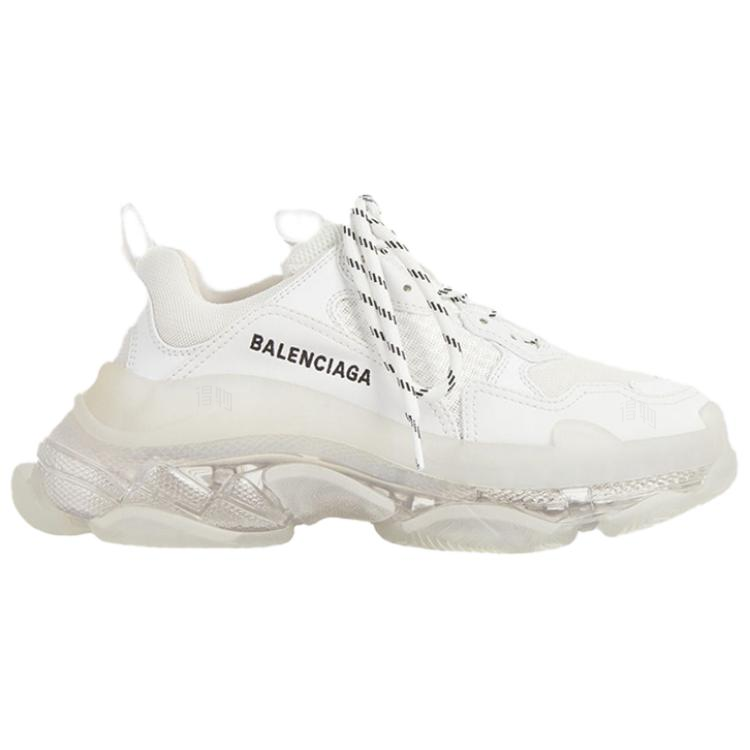 Мужские кроссовки Balenciaga Triple S clear sole (белые) — фото 2