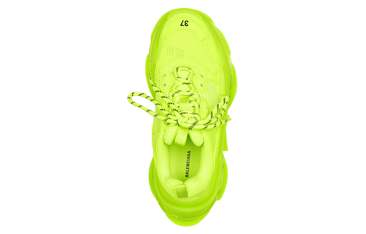 Женские кроссовки Balenciaga Triple S Clear Sole (салатовый) — фото 5