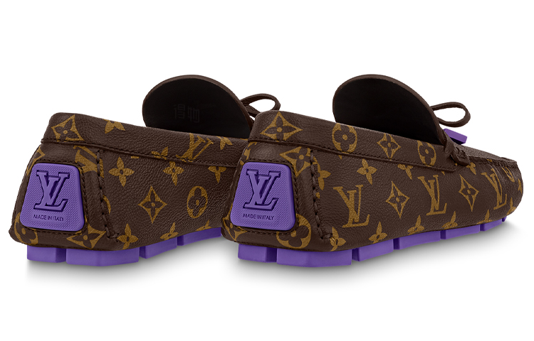 Мужские туфли Louis Vuitton Driver (коричневые) — фото 2