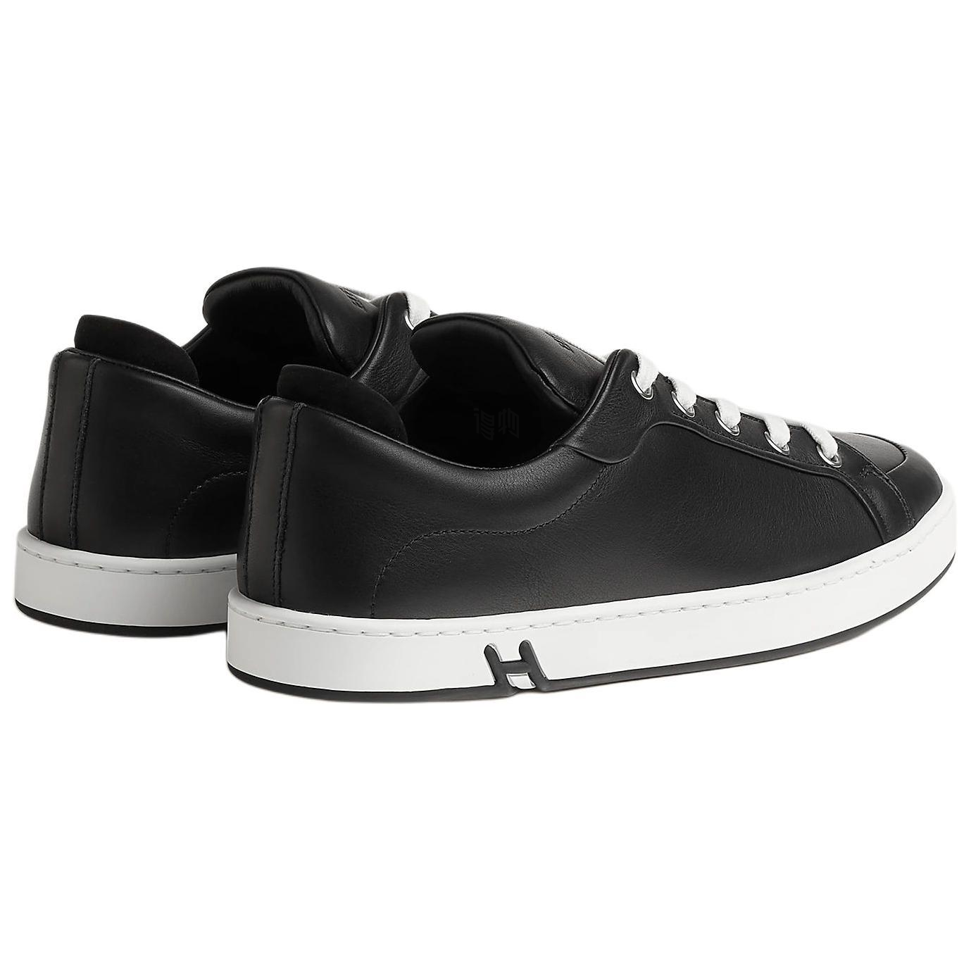 Женские кеды Hermes Kid (черные) — фото 3