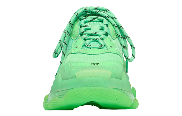 Женские кроссовки Balenciaga Triple S (зеленые) — фото 4