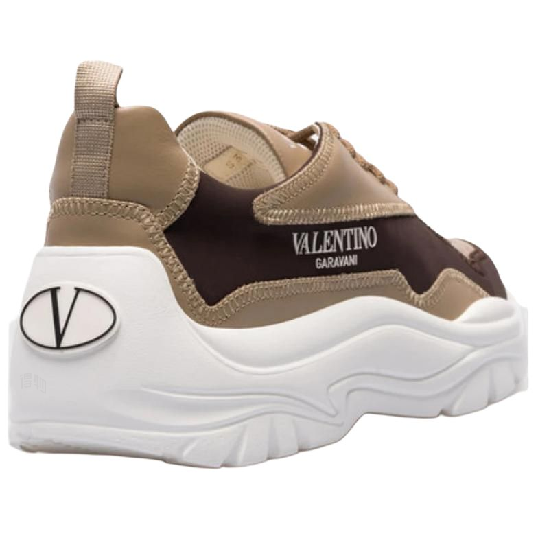 Мужские кеды Valentino 3Y2S0B17SFQKF1 (коричневые) — фото 4