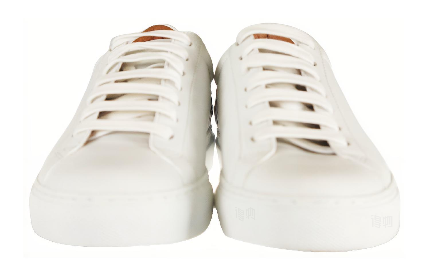 Женские кеды Givenchy Rubber Sole Logo Low-Top (бело-черные) — фото 3