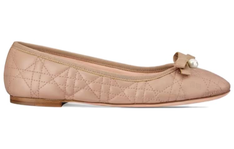 Женские туфли Dior BALLET FLAT (розовые) — фото 2
