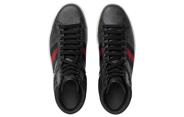 Мужские кеды Gucci ACE (черные) — фото 3