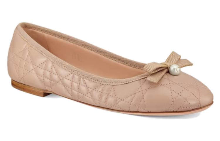 Женские туфли Dior BALLET FLAT (розовые) — фото 3