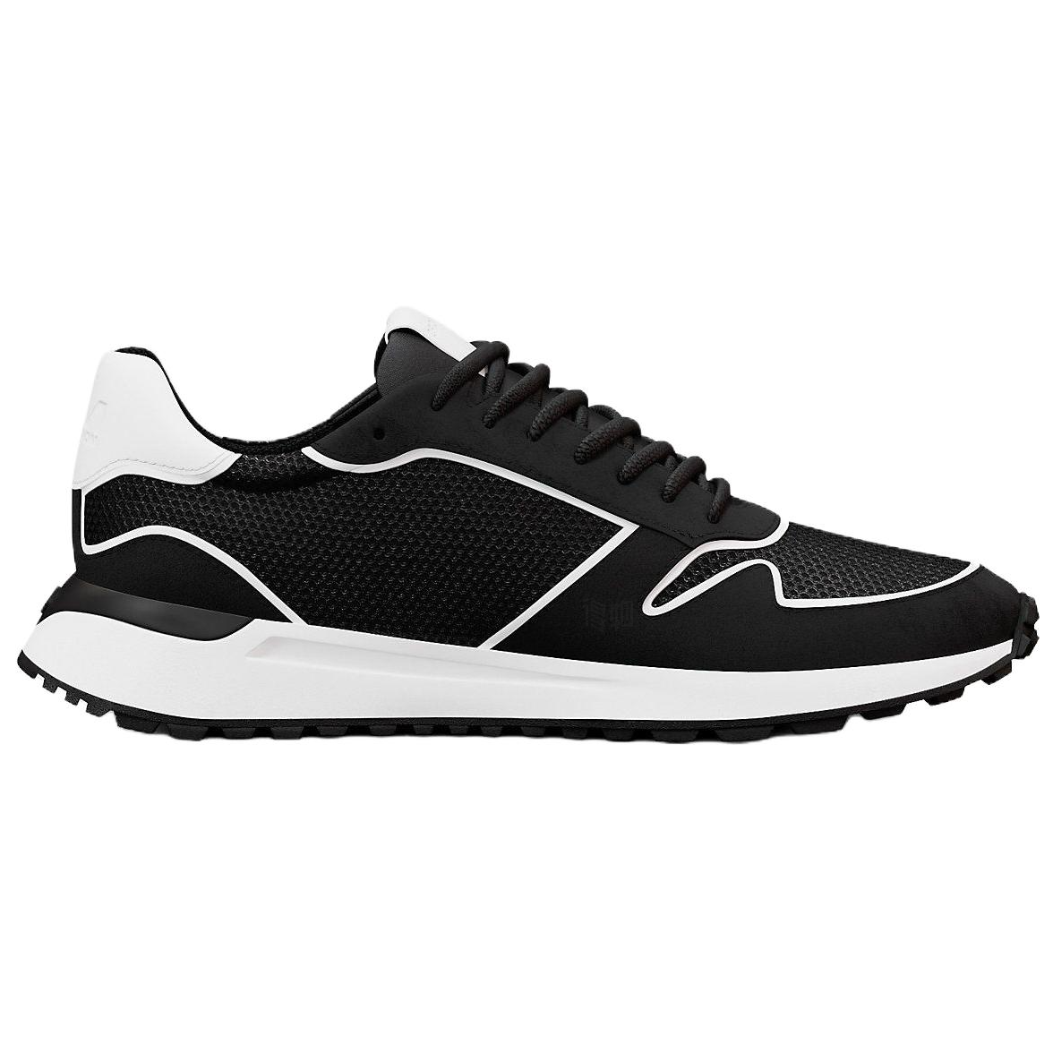 Мужские кроссовки MICHAEL KORS Dax Mixed-Media Trainer (черные) — фото 2
