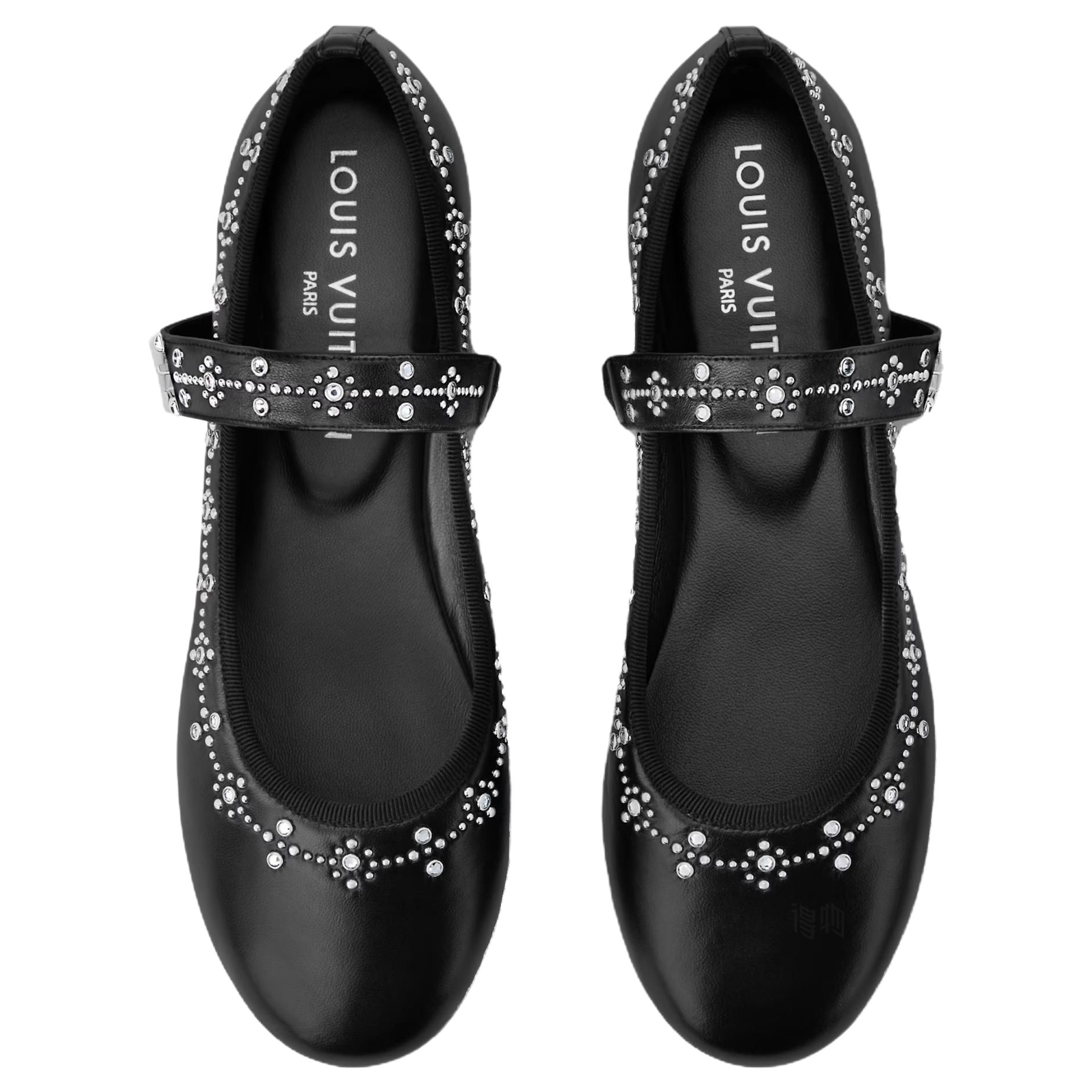 Женские лоферы Louis Vuitton Romy (черные) — фото 5