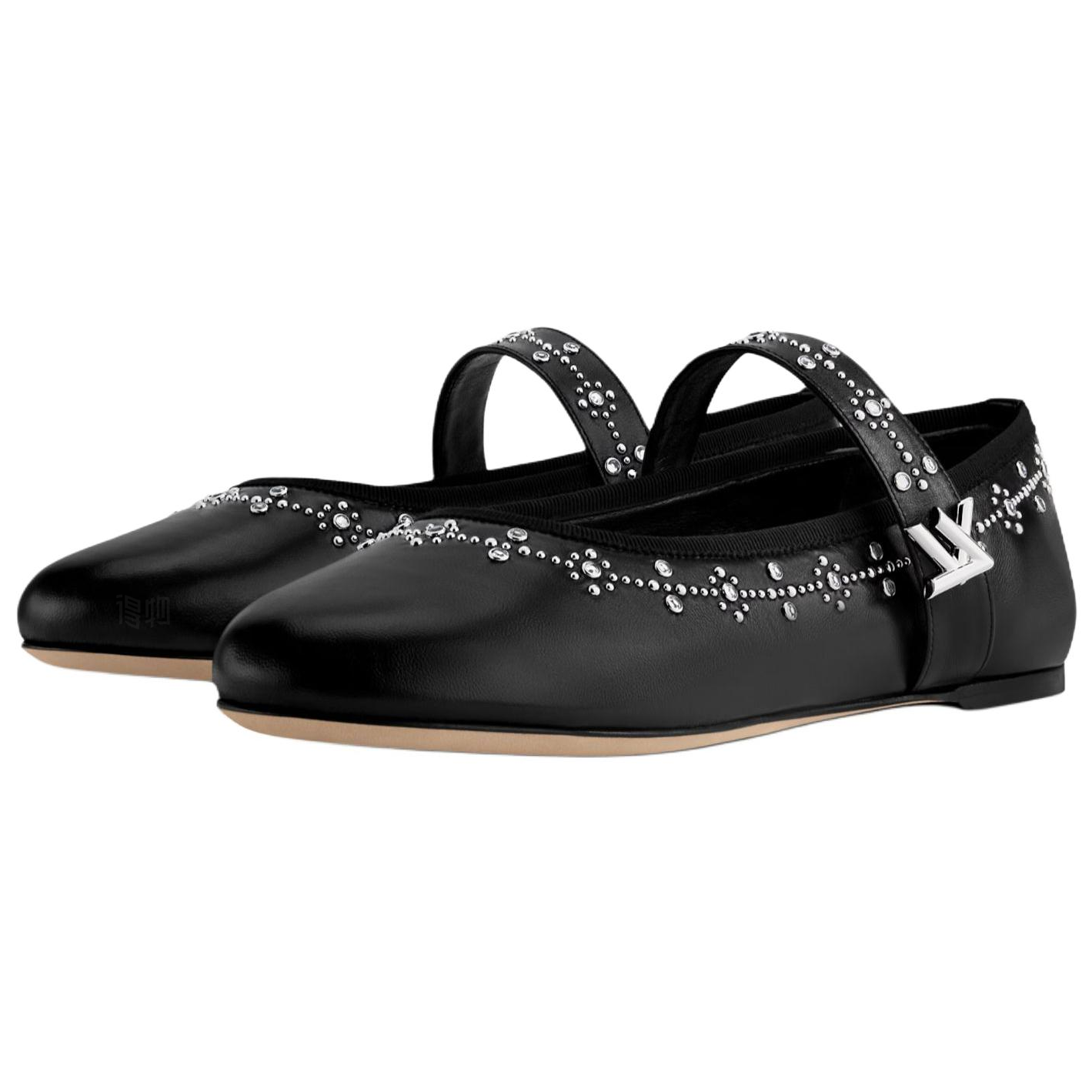 Женские лоферы Louis Vuitton Romy (черные) — фото 4