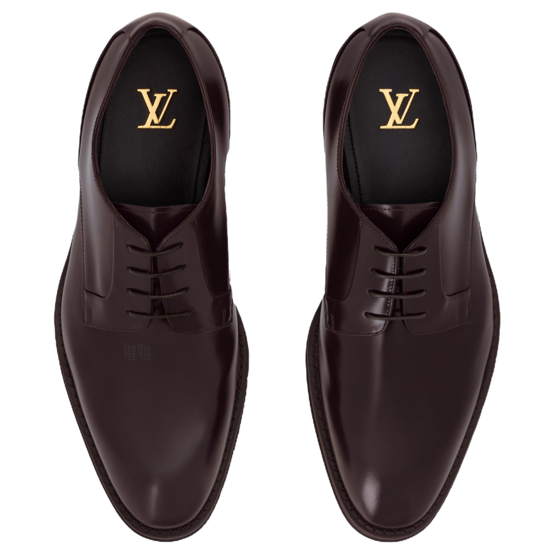 Мужские туфли Louis Vuitton Kensington (коричневые) — фото 4