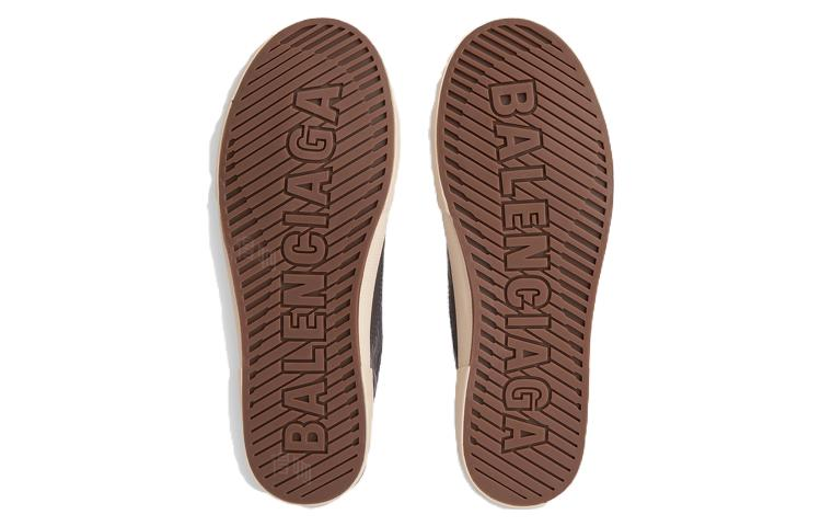 Мужские кеды Balenciaga 688752W3RCA1890 (коричневые) — фото 7