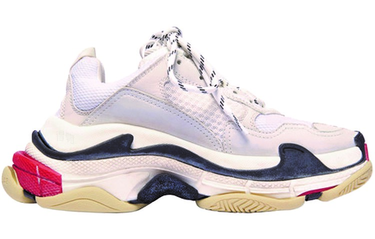Мужские кроссовки Balenciaga Triple S (белые) — фото 2