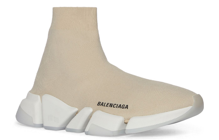 Женские кроссовки Balenciaga 654045W2DI29195 (светло-бежевые) — фото 2
