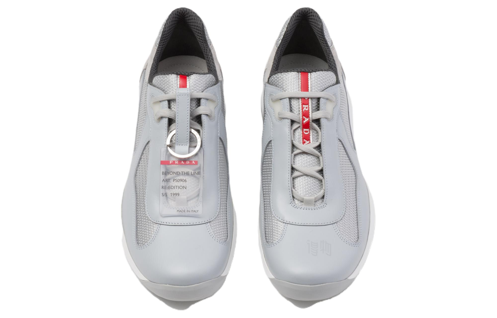 Мужские кроссовки Prada America's Cup Original (васильковый) — фото 5