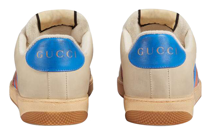 Женские кеды Gucci Screener (красный) — фото 5
