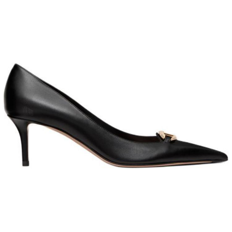 Женские туфли Valentino Vlogo 6cm (черный) — фото 2