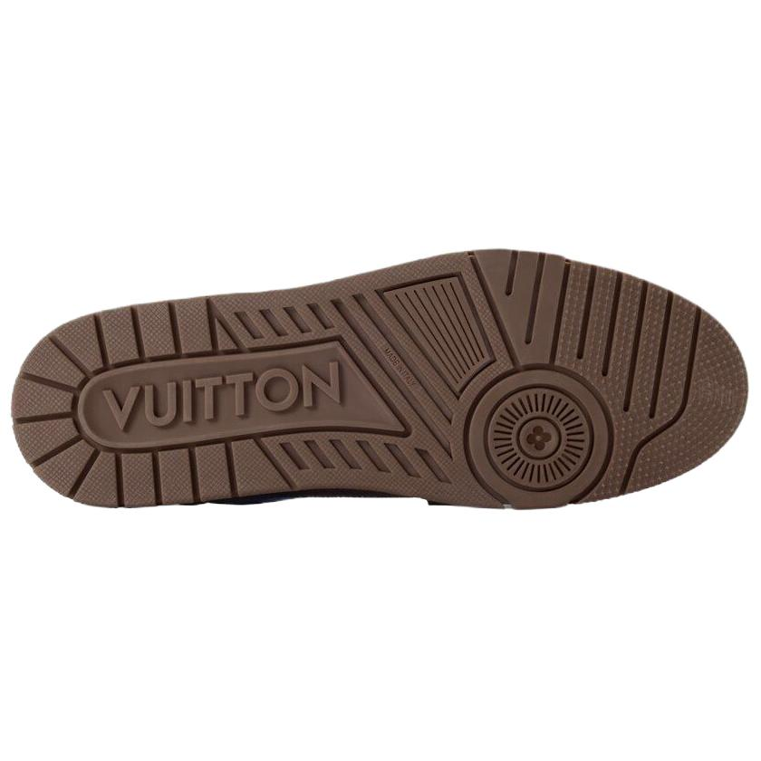 Мужские кеды Louis Vuitton Trainer (синие) — фото 6