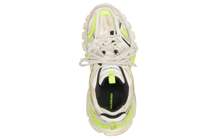 Мужские кроссовки Balenciaga Track (бело-зеленые) — фото 4