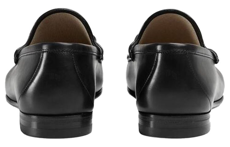 Мужские лоферы Gucci Horsebit 1953 (черные) — фото 5