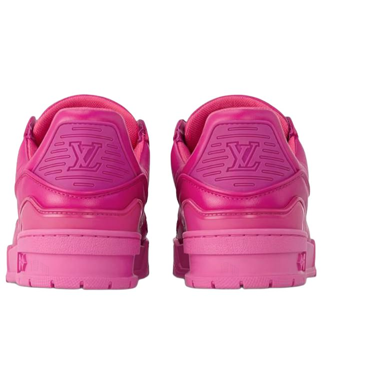 Женские кроссовки Louis Vuitton Trainer (розовый) — фото 4