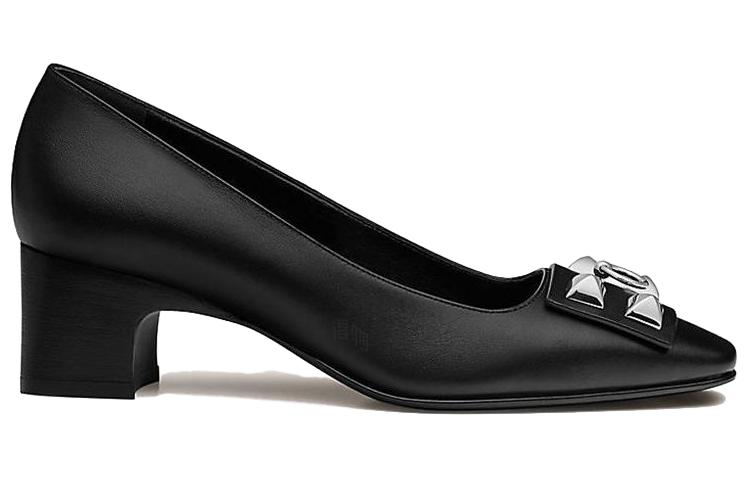 Женские туфли Hermes Delicate (черный) — фото 2